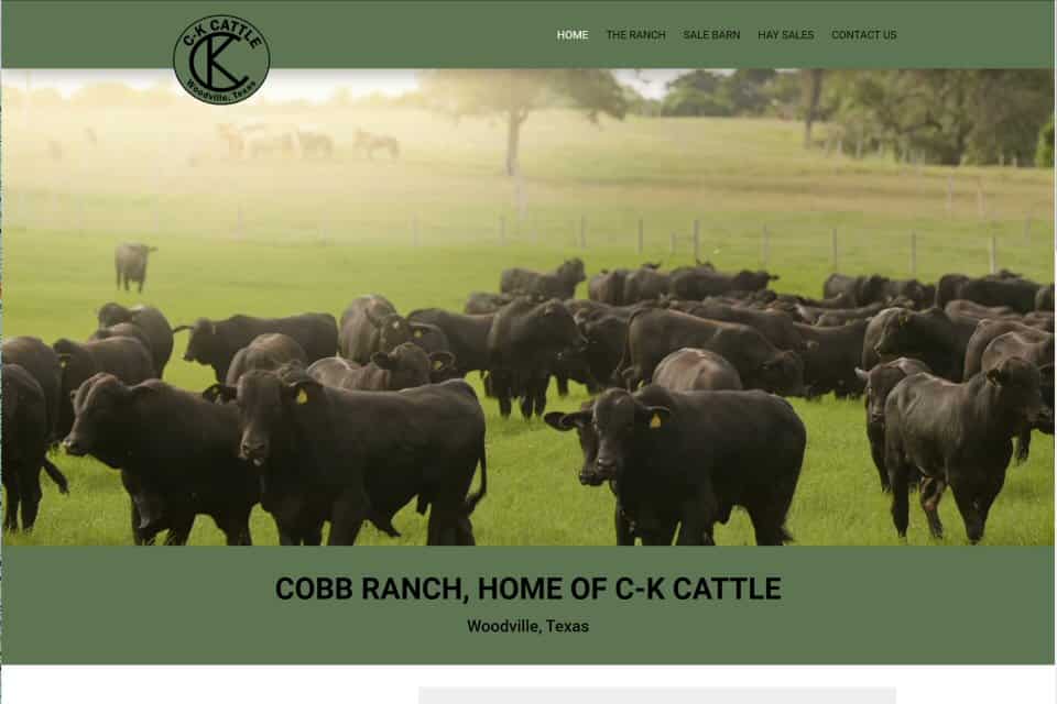 Cobb Ranch, Home of C-K Cattle by Alford Benefits